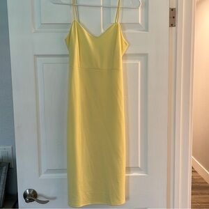 PinkBlush Maternity Dress- Yellow